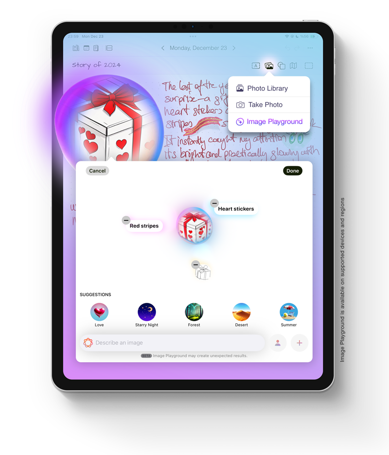 Image Playground Integration