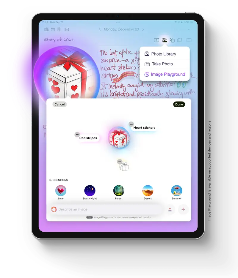Apple Image Playground Integration